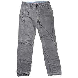 Eddie Bauer Women's Legend Wash Flannel Lined‎ Chinos Gray Size 10
